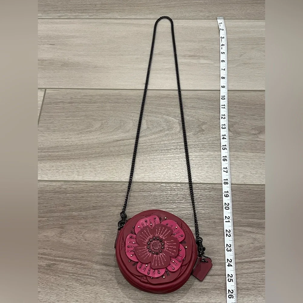 Coach Tea Rose Crossbody Bag Purse